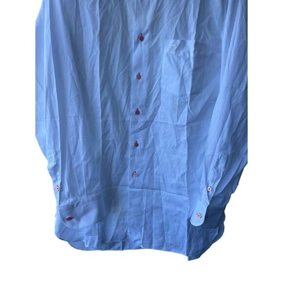 Mila Schon Button Down White Contrast Pink Buttons Sz S - Picture 3 of 7